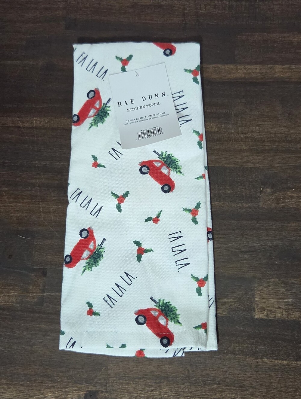 Rae Dunn Christmas Festive Kitchen Towel